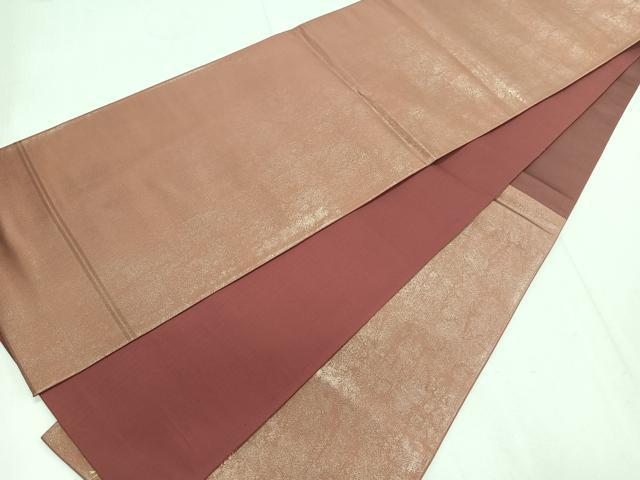 平和屋着物◎太鼓柄袋帯 総刺繍 鶴菱文 金糸 引箔 正絹 逸品 CAAR1840nb