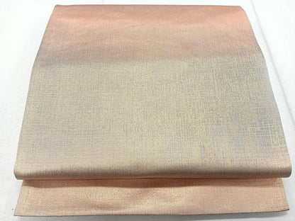 平和屋着物◎全通柄袋帯 霞文 金糸 引箔 正絹 逸品 CAAR1980nb