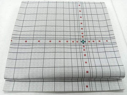 平和屋着物◎六通柄袋帯 幾何学文様 正絹 逸品 CAAR1984nb
