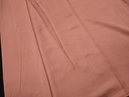 平和屋着物●上質な色無地　珊瑚色　正絹　逸品　未使用　CAAR2009yc
