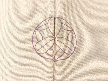 平和屋着物■上質な紬 刺繍 吹き寄せ花文 金彩 正絹 逸品 CAAR4594ev