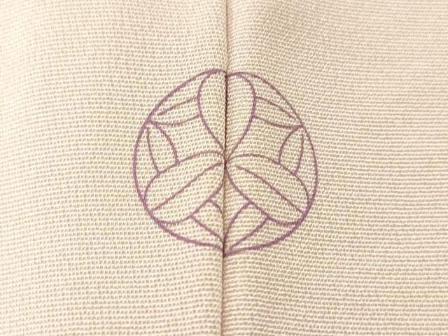 平和屋着物■上質な紬 刺繍 吹き寄せ花文 金彩 正絹 逸品 CAAR4594ev