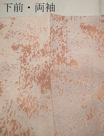 平和屋着物▽上質な小紋 単衣 霞文 正絹 逸品 CAAR4841ut