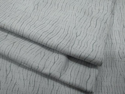 平和屋着物▽上質な紬 単衣 杢目文 正絹 逸品 CAAR4903ut
