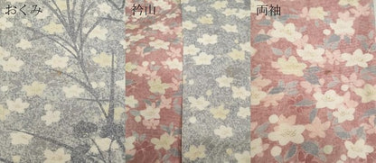 平和屋着物▽訪問着 単衣 作家物 草花文 金彩 正絹 逸品 CAAR4905ut
