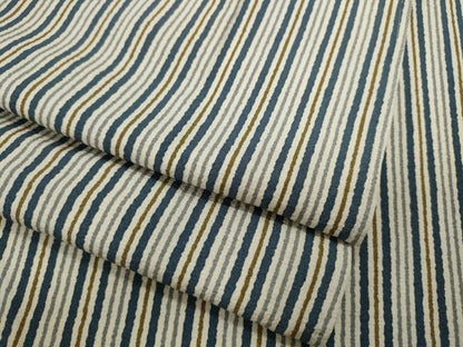 平和屋着物▽上質な小紋　単衣　縞　正絹　逸品　未使用　CAAR4909ut