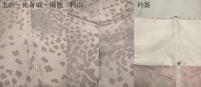 平和屋着物▽上質な小紋 単衣 吉祥文 暈し染め 正絹 逸品 CAAR4955ut