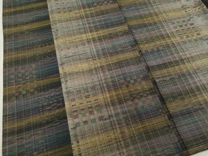 平和屋着物●京都府認定 京の名工 雛屋友禅 紬 霞吉祥文 正絹 逸品 CAAR6474ze