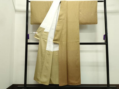 平和屋着物●訪問着 江戸小紋 角通し 暈し染め 正絹 逸品 未使用 CAAR6494ze