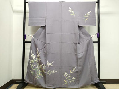 平和屋着物●本加賀友禅 成竹登茂夫 訪問着 枝花文 正絹 逸品 未使用 CAAR6497ze