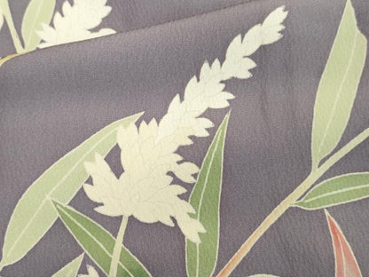 平和屋着物●本加賀友禅 成竹登茂夫 訪問着 枝花文 正絹 逸品 未使用 CAAR6497ze