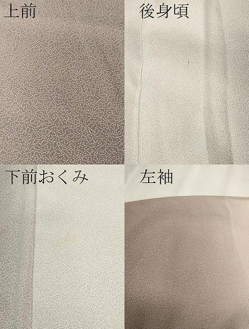 平和屋着物●江戸小紋 家内安全 暈し染め 正絹 逸品 CAAR6507ze