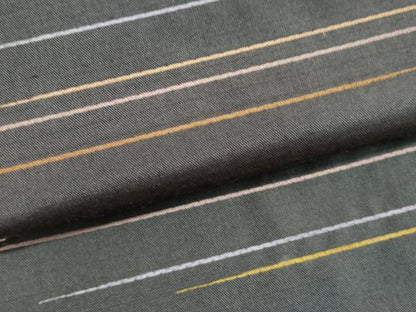平和屋着物●訪問着 作家物 紬地 霞吉祥文 正絹 逸品 CAAR6509ze