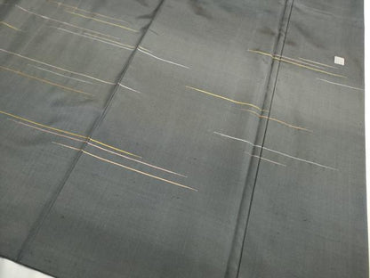 平和屋着物●訪問着 作家物 紬地 霞吉祥文 正絹 逸品 CAAR6509ze