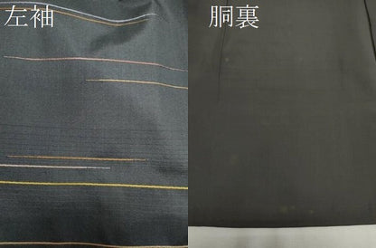 平和屋着物●訪問着 作家物 紬地 霞吉祥文 正絹 逸品 CAAR6509ze