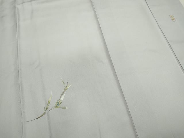 平和屋着物●訪問着 作家物 総刺繍 誰が袖笹文 金銀糸 正絹 逸品 CAAR6531ze