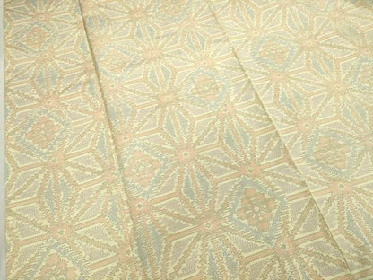 平和屋着物●本場大島紬 菱吉祥花文 正絹 逸品 CAAR6551ze