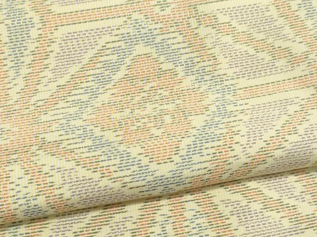 平和屋着物●本場大島紬 菱吉祥花文 正絹 逸品 CAAR6551ze