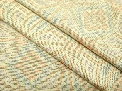 平和屋着物●本場大島紬 菱吉祥花文 正絹 逸品 CAAR6551ze