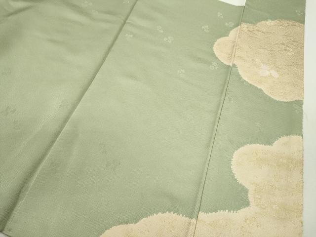平和屋着物●訪問着 絞り 道長吉祥萩文 正絹 逸品 CAAR6563ze