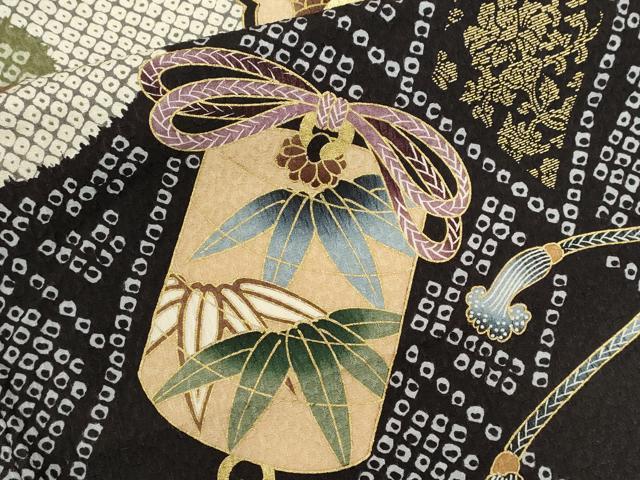 平和屋着物[]お宮参り　男の子　祝着　産着　初着　のしめ　龍　兜　吉祥松文　金彩　逸品　CAAR6609ze