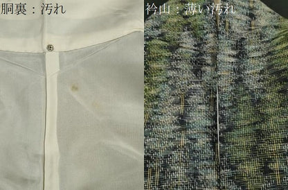 平和屋着物■上質な紬 樹林文 正絹 逸品 CAAR6995dy