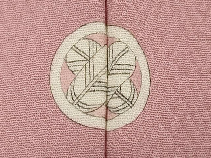平和屋着物■豪華色留袖　風景地紋　珊瑚色　正絹　逸品　CAAR7019dy