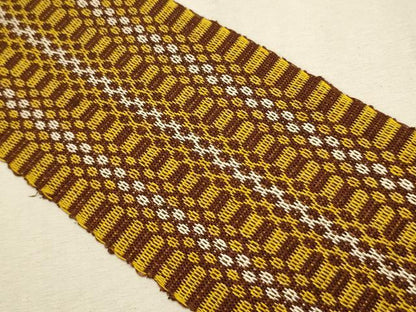 平和屋着物●本場黄八丈 伊達締め 縞 正絹 逸品 CAAR7685hy
