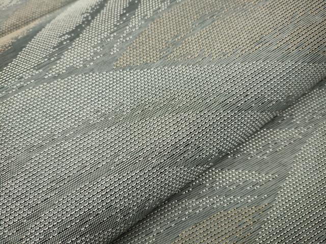 平和屋着物●六通柄袋帯 紙布写名織 流水文 金銀糸 正絹 逸品 CAAR7722hy