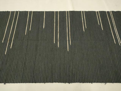 平和屋着物●八寸名古屋帯　紬地　吉祥文　正絹　逸品　CAAR7807hy