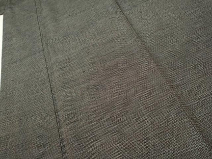 平和屋着物●男性　紬　アンサンブル　80亀甲　正絹　逸品　CAAR7826hy