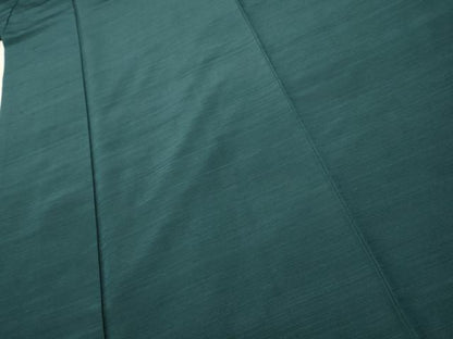 平和屋着物●男性 紬 色紋付 色無地 高麗納戸色 アンサンブル 正絹 逸品 CAAR7829hy