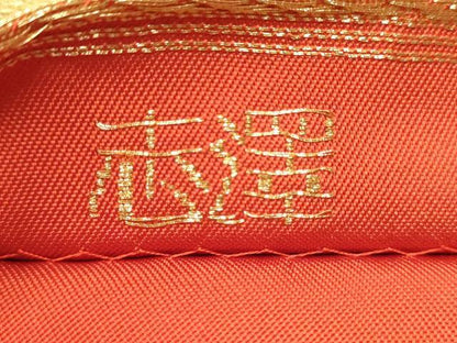 平和屋着物●西陣 川島織物 六通柄 本袋帯 亀甲花文 金糸 正絹 逸品 CAAR7873hy