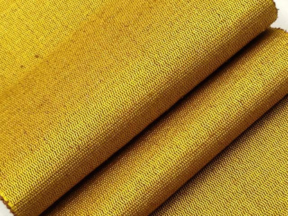 平和屋着物●本場黄八丈　半幅帯　霞文　正絹　逸品　CAAR7919hy