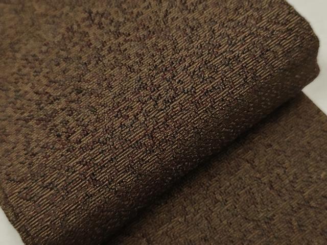 平和屋着物●男性　角帯　霞文　正絹　逸品　CAAR7923hy