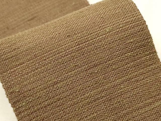 平和屋着物●男性 本場筑前博多織 角帯 紬地 霞文 正絹 逸品 CAAR7928hy