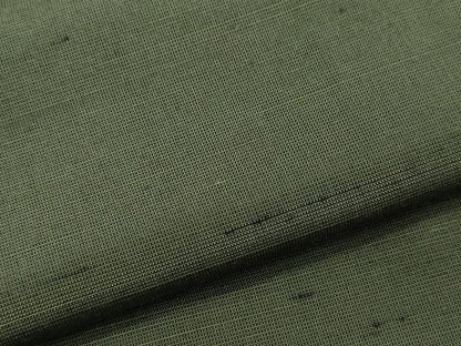 平和屋着物●男性 紬 色無地 藍媚茶色 正絹 逸品 CAAR8005vf