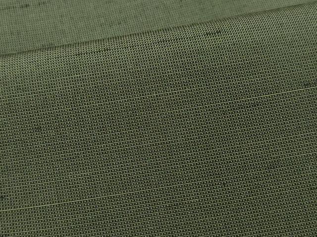 平和屋着物●男性 紬 色無地 藍媚茶色 正絹 逸品 CAAR8005vf