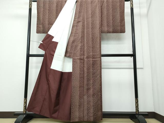 平和屋着物●上質な紬 舞桜 正絹 逸品 CAAR8051vf