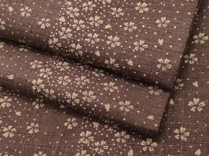 平和屋着物●上質な紬 舞桜 正絹 逸品 CAAR8051vf