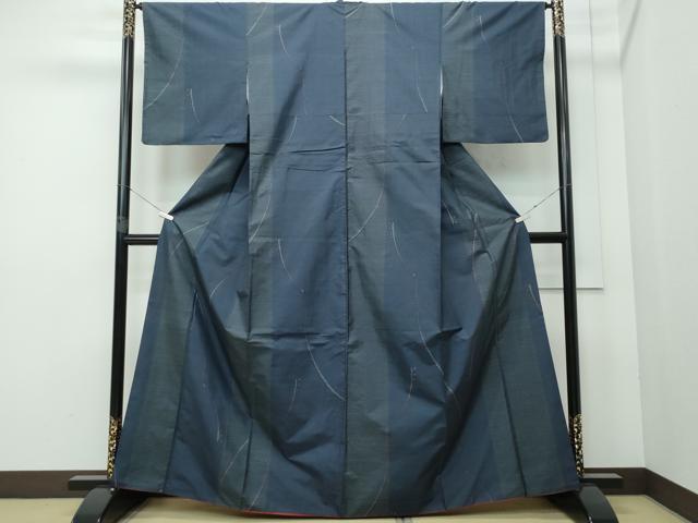 平和屋着物●本場大島紬 9マルキ 抽象文 正絹 逸品 CAAR8086vf
