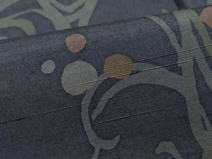 平和屋着物●上質な紬 唐草文 正絹 逸品 CAAR8093vf