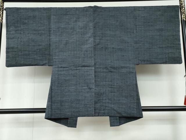 平和屋着物●男性　紬　アンサンブル　霞文　正絹　逸品　CAAR8112vf