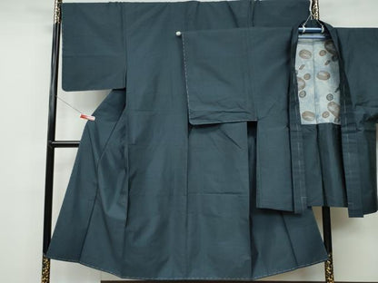 平和屋着物●男性 本場大島紬 アンサンブル 亀甲柄 正絹 逸品 CAAR8119vf