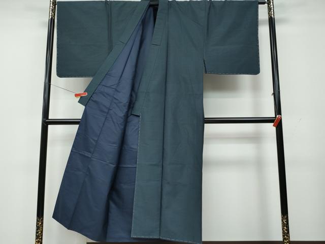 平和屋着物●男性 本場大島紬 アンサンブル 亀甲柄 正絹 逸品 CAAR8119vf