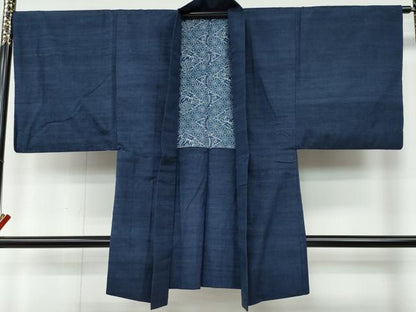 平和屋着物●男性 紬 アンサンブル 霞文 正絹 逸品 CAAR8120vf