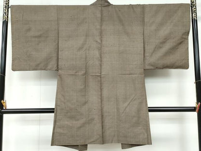 平和屋着物●男性　本場大島紬　アンサンブル　吉祥文　正絹　逸品　CAAR8124vf