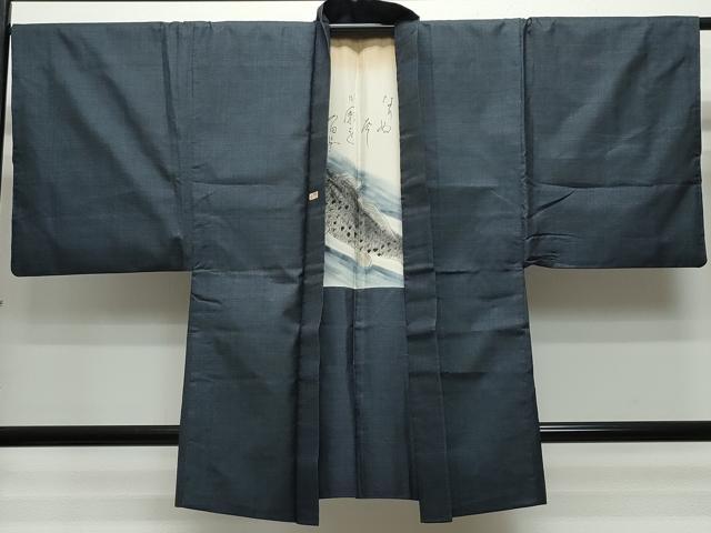 平和屋着物●男性 本場大島紬 アンサンブル 100亀甲 総詰め 正絹 逸品 CAAR8130vf