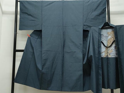 平和屋着物●男性 本場大島紬 アンサンブル 吉祥文 正絹 逸品 CAAR8131vf