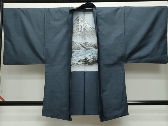 平和屋着物●男性 本場大島紬 アンサンブル 120亀甲 総詰め 正絹 逸品 CAAR8134vf